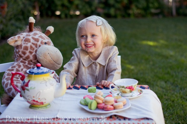 Little Girl Tea Party Themed Photoshoot