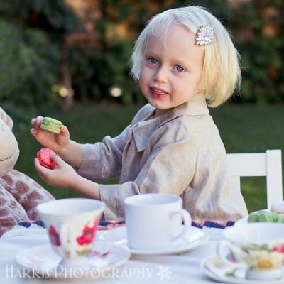 Little Girl Tea Party Themed Photoshoot Los Angeles